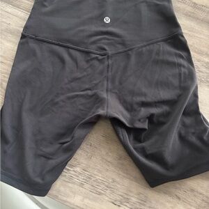 Lululemon Athletica Black Bike Shorts High-Rise Seamless